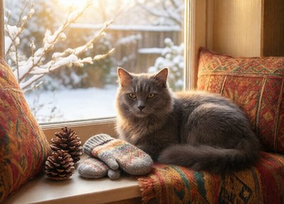 Snowy Window
