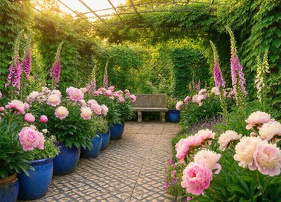Peony Courtyard