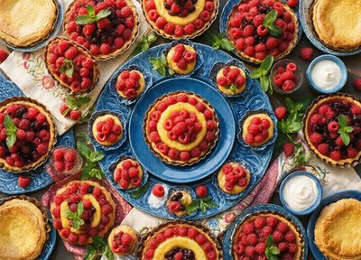 Berry Tart Table