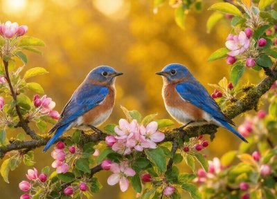 Bluebird Blossoms
