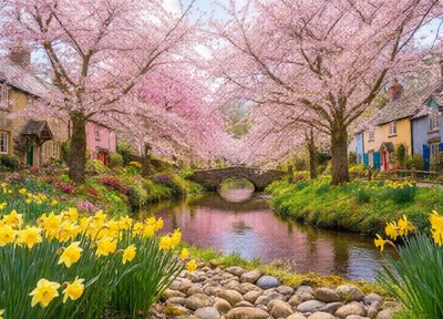 Cherry Riverbank