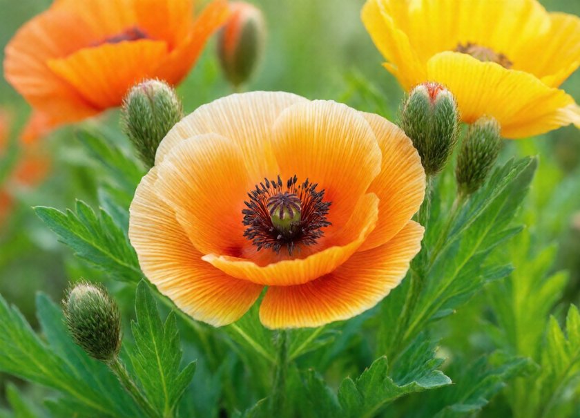Poppy Petal Colors