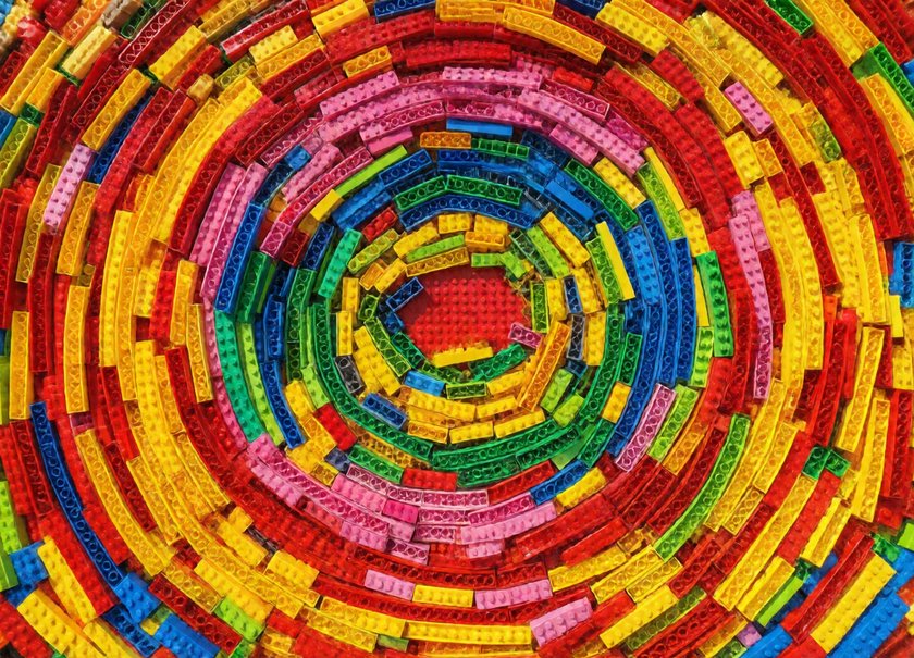 Rainbow Building Blocks