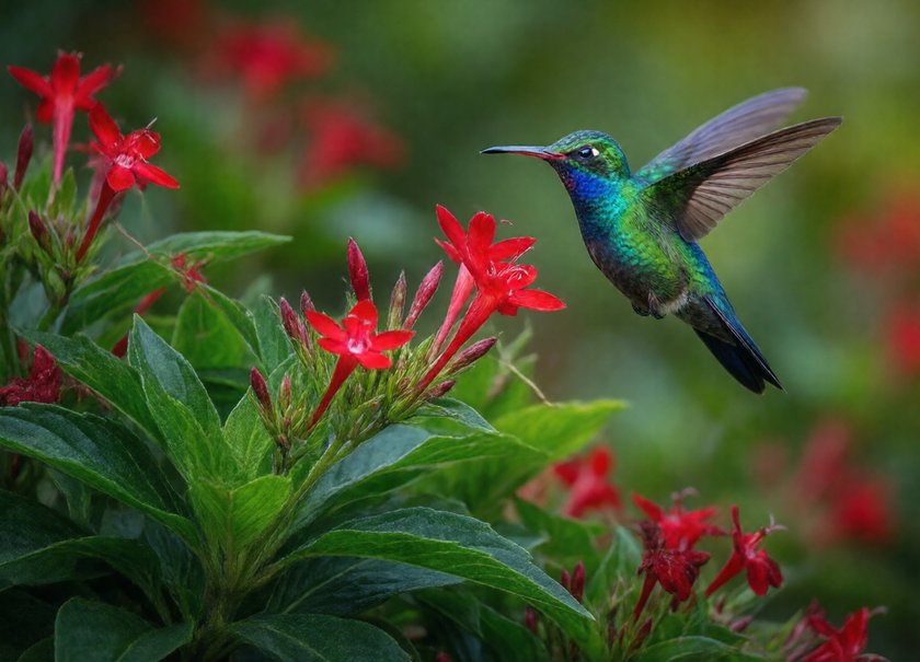 Hummingbird in Spring
