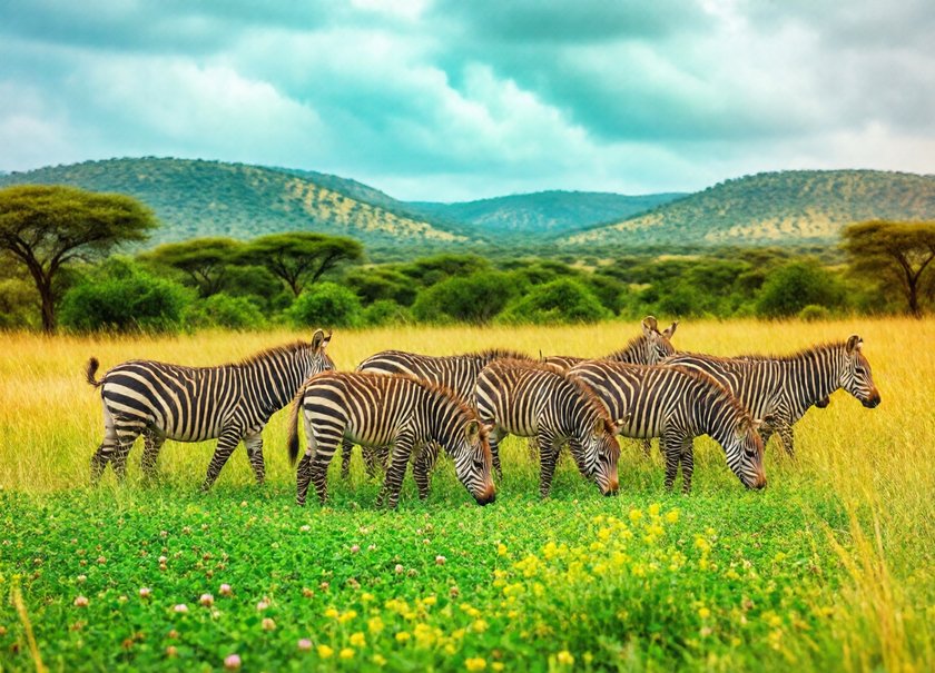 African Zebra Meadow