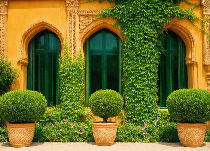 Ivy Covered Facade