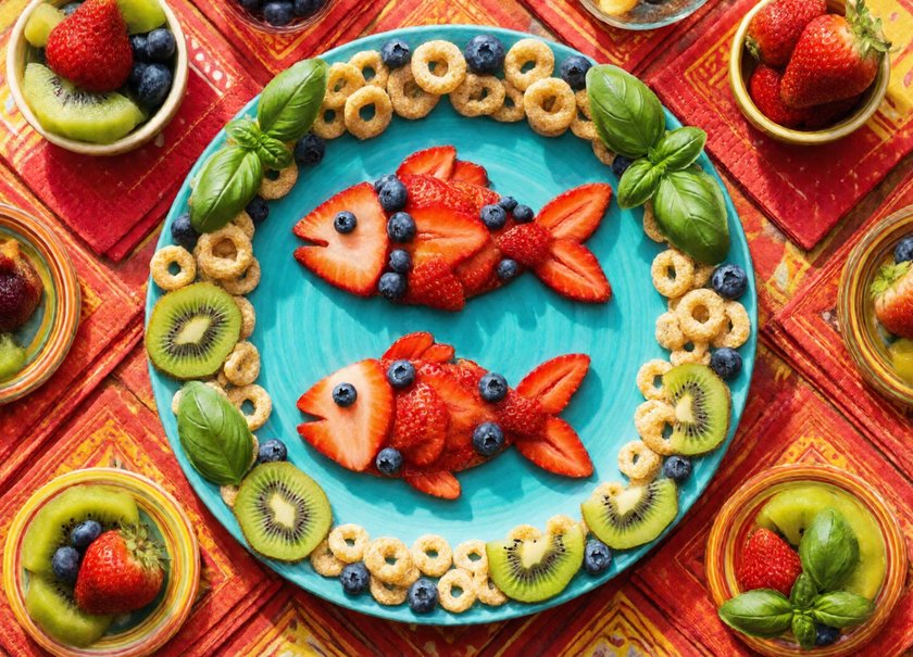 Fruit Fish Breakfast