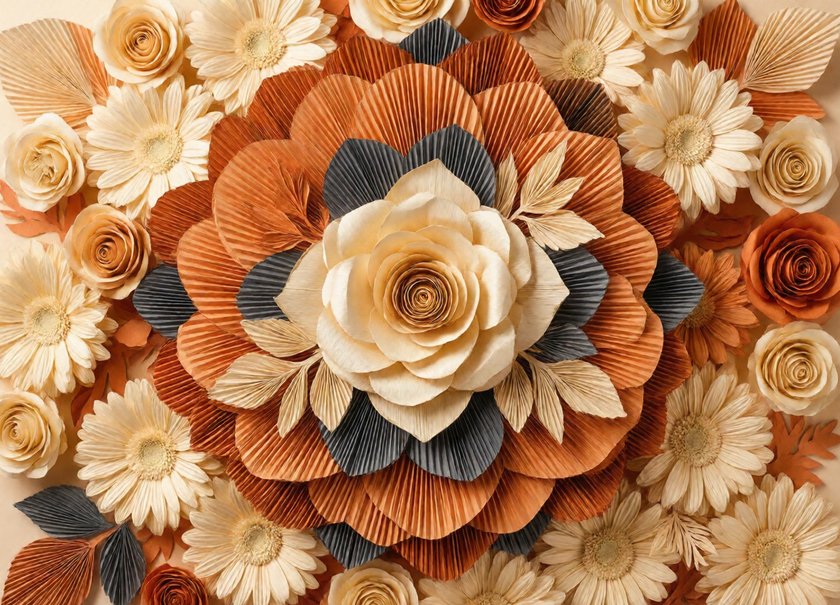 Paper Flower Relief