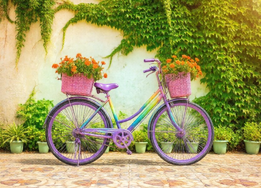 Flower Basket Bicycle