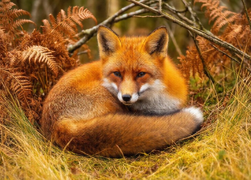 Fiery Woodland Fox